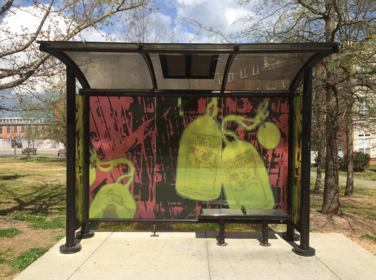 Bus Shelter | Golden Belt Installation