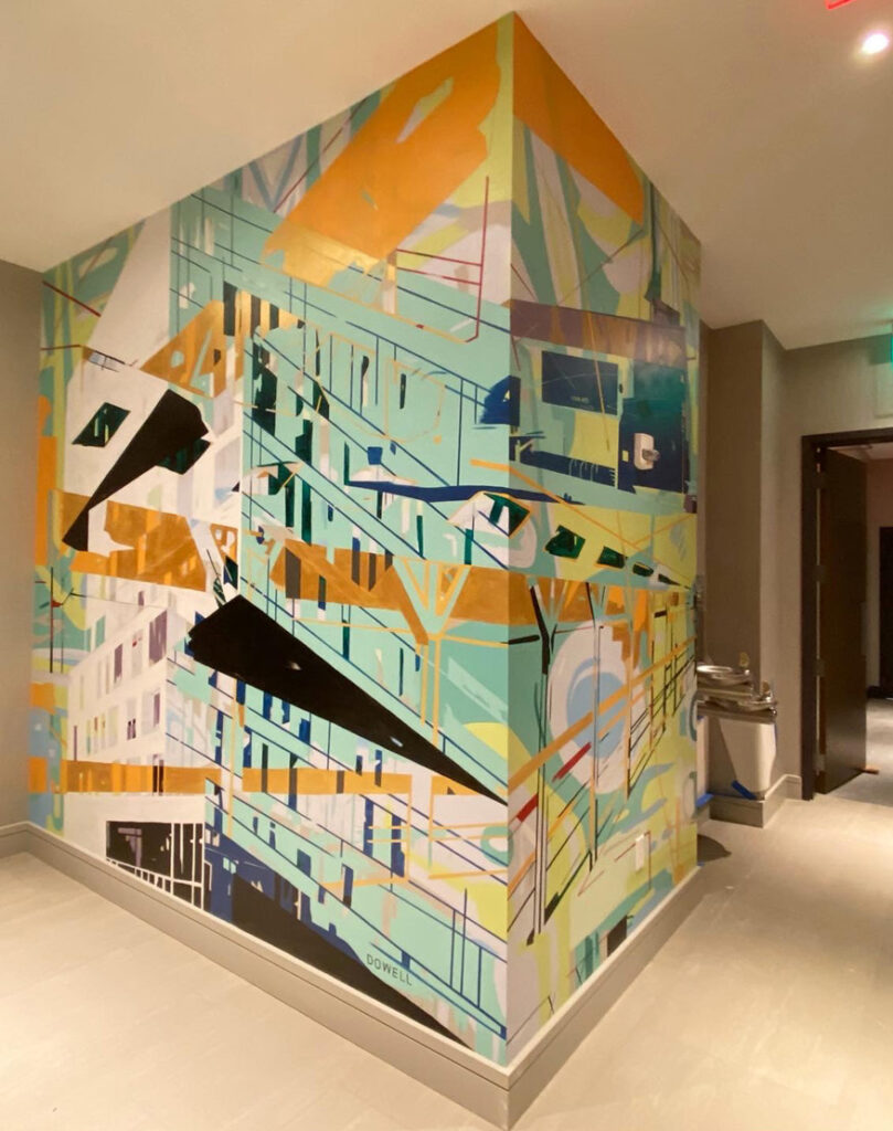 In Transit UNCC Marriot Mural