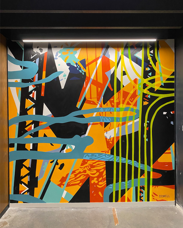 Rail Yard Trail Mural in Ernst & Young