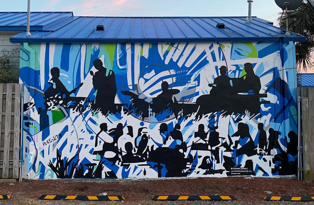 Record Weekend Mural at Carolina Beach