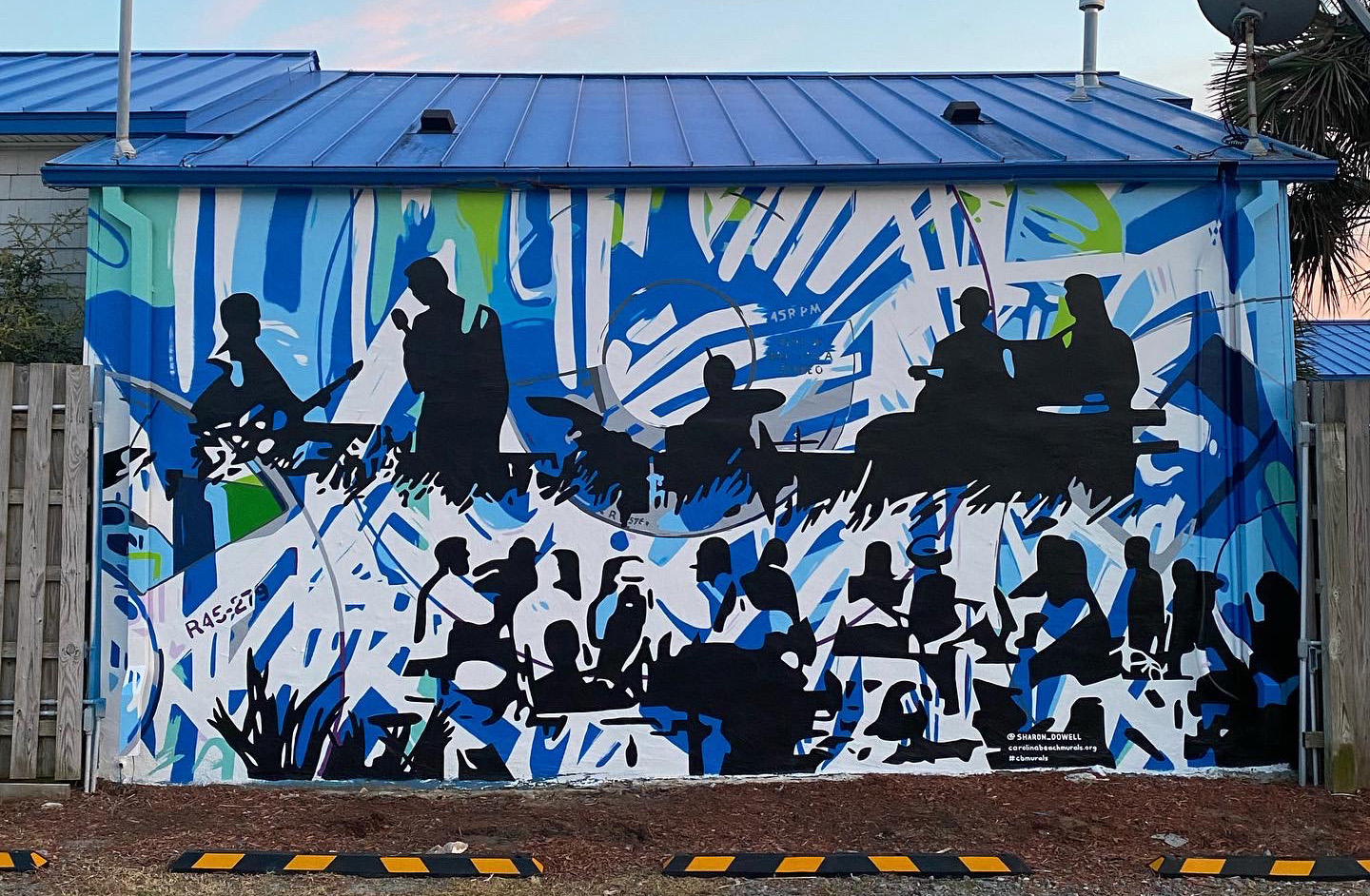 Record Weekend Mural at Carolina Beach