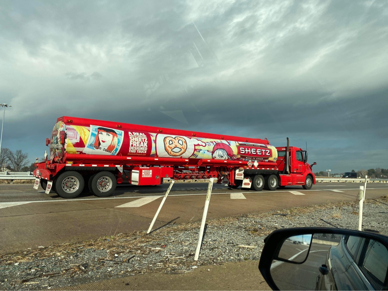 Sheetz Gas Tanker Mural