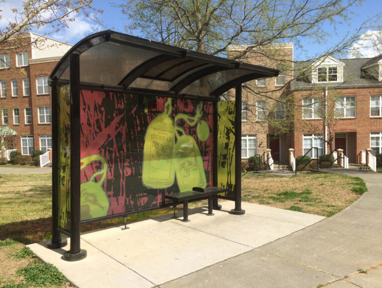 Bus Shelter | Golden Belt Installation