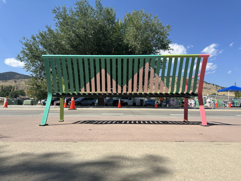 Boulder, CO Unfolding Colorado Public Art transit art NoBo Arts District